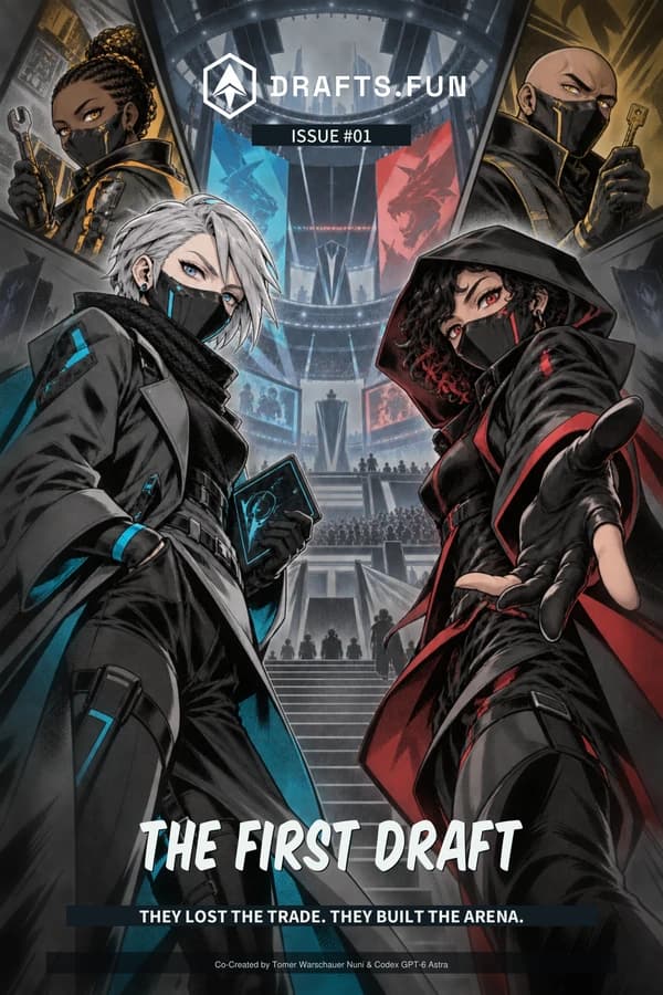 The First Draft, issue 1, manga edition cover